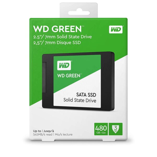 WD Green 480GB PC SSD SATA III 2.5″ |